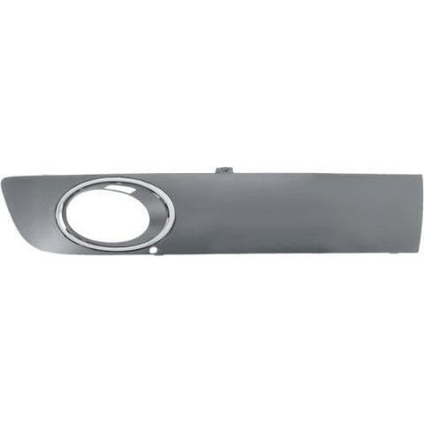 Grille de pare-choc avant droite à peindre pour anti-brouillard et moulure chromée Volkswagen Transporter T5 phase 2 2010-2015