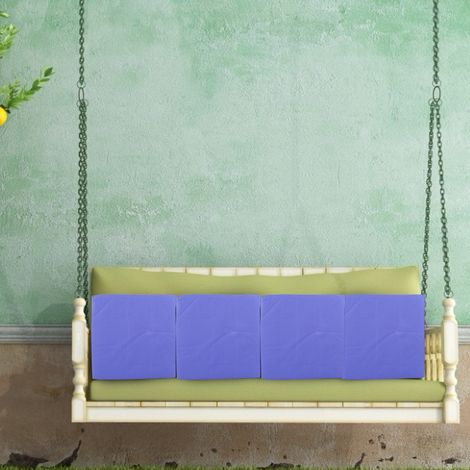 Coussin de siège de chaise imperméable à nouer, doux et confortable, pour salle à manger, jardin, terrasse, maison ou bureau (violet) (1/5)