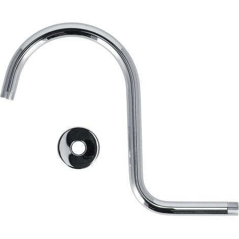 Bras douche S col cygne – acier inoxydable – extension – NPT – galvanoplastie – maison