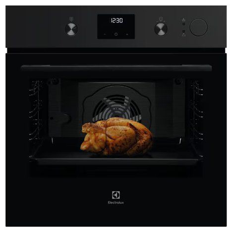 Electrolux KOCGH60TH Forno A vapore SenseCook con SteamCrisp. Dimensione del forno: Media, Tipo di forno: Forno elettrico, Capacità interna forno totale: 72 L. Posizionamento dell'apparecchio: Da i...
