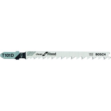 Bosch Stichsägeblatt T 101 D, Clean for Wood