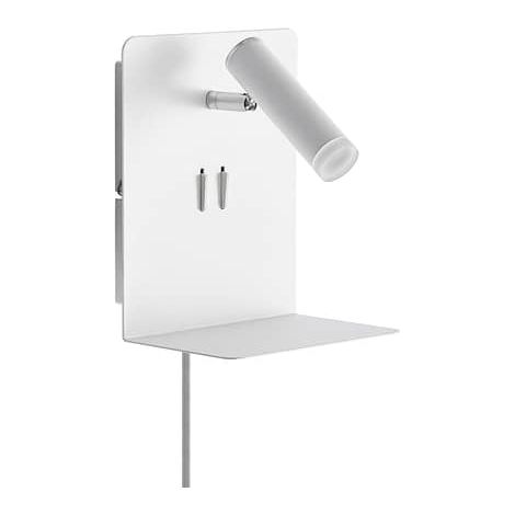 [GEBRAUCHT] Lucande Zavi Led Wandspot Mit Ablage Usb Weiß Wandleuchte Wandleuchte Lesela288 B-Ware