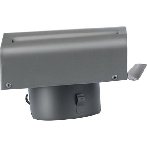 Chapeau de ventilation mural coupe-vent, finition soignée, installation facile, acier inoxydable 304, type 100 mm / 3,9 po H
