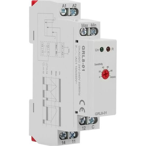 Controller of water of relay of control of level of liquid GRL8-01 10Has AC/DC 24V-240V (1/5)