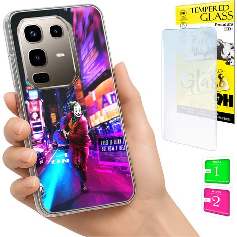 Étui pour Infinix Note 50 Pro 4G : coque arrière avec protection photo et verre trempé 9H. (1/5)