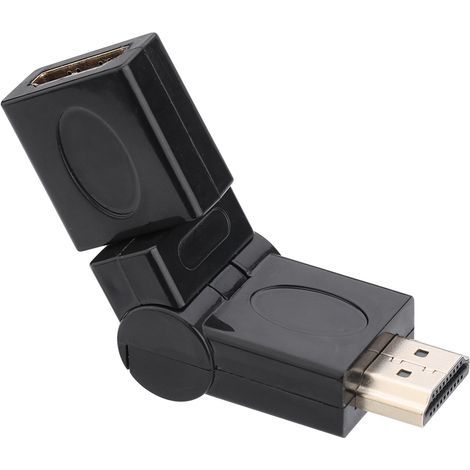 Adaptateur HDMI Rotatif 360° Mâle-Femelle Orientable et Réglable (1/4)