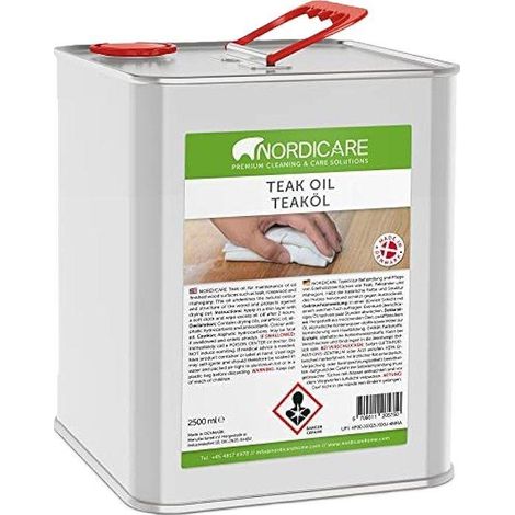 Produit d entretien nordica nordicare teak oil incolore liquide