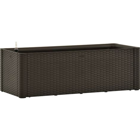 Maison Exclusive - Letto Rialzato da Giardino con Irrigazione Moca 100x43x33 cm