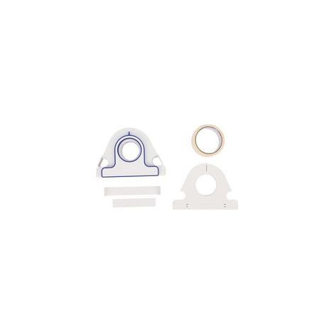 Applicateur de ruban de masquage + rouleau adhésif blanc 25 mm – Distributeur peinture pour encadrement porte et fenêtre (1/5)