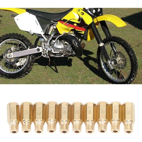 10 Pièces Gicleurs Principaux Hexagonaux pour Carburateurs Keihin PWK PWM OKO CVK NSR KSR Moto