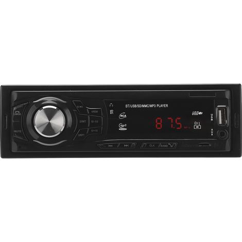 Autoradio Bluetooth MP3 Lecteur Stéréo LED Multimédia USB Clé USB Commande au Volant (1/5)