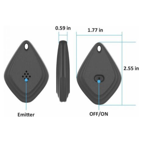 Difensore Portatile Anti-Zanzare Ultrasuoni, Ricaricabile USB, 10 Pz Bianco e Nero, Pratico e Portatile per la Protezione dagli Insetti (1/4)