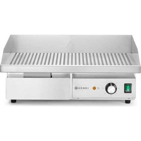 Grill rainuré - Ref 154984 - 47x55xH24 cm - Hendi (1/5)