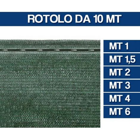 TELO OMBREGGIANTE RETE OMBRA 90% FRANGISOLE FRANGIVISTA OSCURANTE MT 10 24337V/ MT 1 (24337) (1/4)