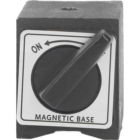 Support magnétique à base fixe haute dureté 33 lb, comparateur à cadran fileté M5, support magnétique (1/5)