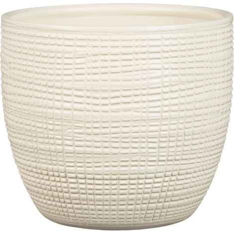 Scheurich Übertopf Serie 866 Ø 16 x 14 cm creme Blumentöpfe & Übertöpfe (1/2)