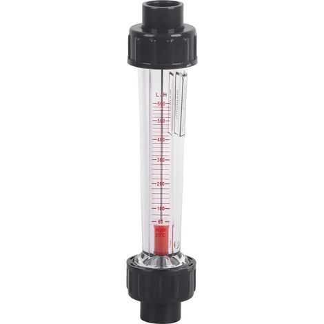 Coude Débitmètre 60-600L/H Débitmètres de Liquide Filetage BSP Jauge de Débit de Liquide Instantané Interface DN15 Outil de Mesure de Valve Hydraulique (1/5)
