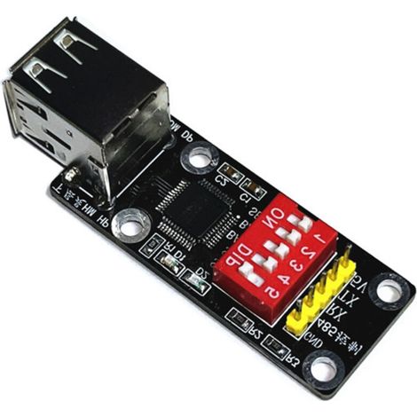 Module clavier, souris, lecteur de codes-barres vers port série HID vers port série CH9350, synchroniseur d'extension KVM