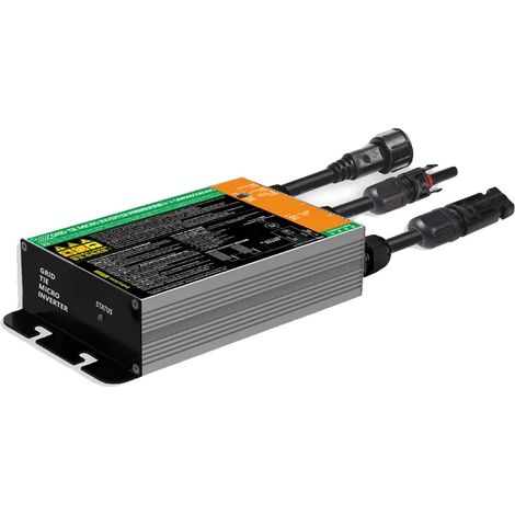 Micro-onduleur, conversion efficace de DC en AC, design compact, GMI-180W, AC 180-280V, DC 10.8-30V (1/2)