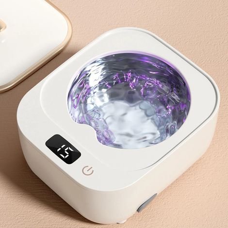 Ultrasonic cleaning machine, ultrasonic cleaning equipment, ultrasonic cleaning machine, 48kHz ultrasonic cleaning tank, stainless steel material, 3 time modes, suitable for glass, jewelry and other m (1/5)