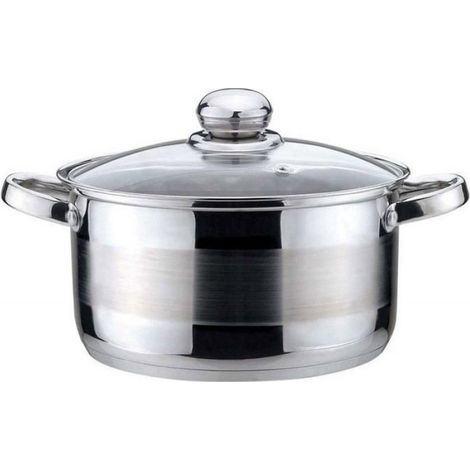 Faitout - Acier Inoxydable - 0,5 L - 12 cm - Compatible Induction - 1 Pièce (1/5)
