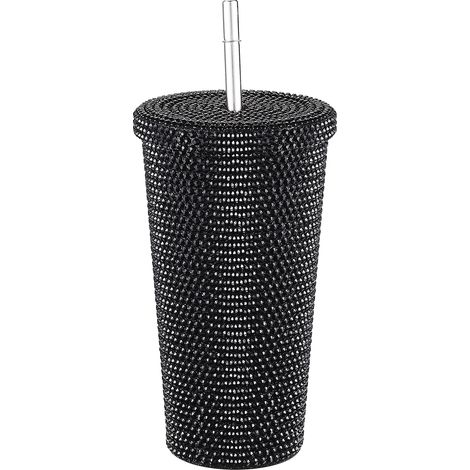 Bouteille d'eau isotherme de 500 ml en acier inoxydable décorée de strass pour femmes (1/5)