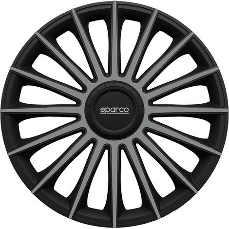 SPARCO BOX 4 COPRICERCHI TREVISO 16'' NERO/GRIGIO (1/3)