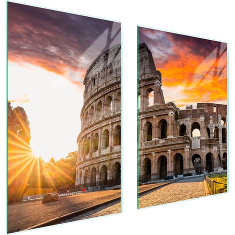 GLASSCHUTZPLATTE FÜR KÜCHE 65x52 COLOSSEUM (1/5)