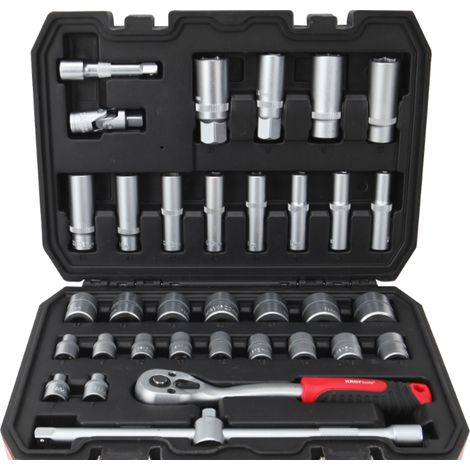 SET DI BUSSOLE METRICHE 3/8 E ACCESSORI - 35 PEZZI (1/2)