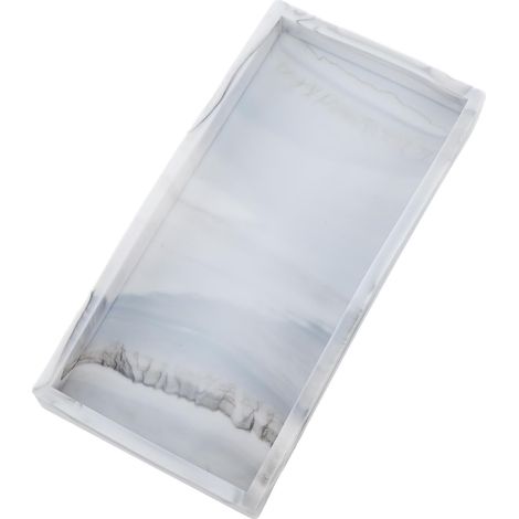 1 Plateau Rangement,Silicone,Antidérapant,Rectangulaire,Cosmétiques,Salle De Bain (1/5)