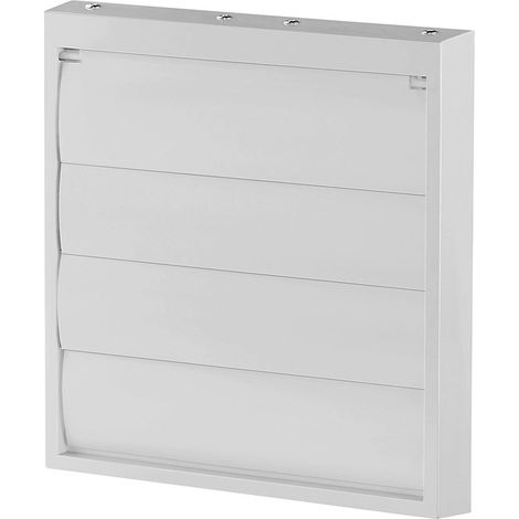 Helios RVK 200 Verschlussklappe DN 200, handregelbar, Kunststoff, Hellgrau