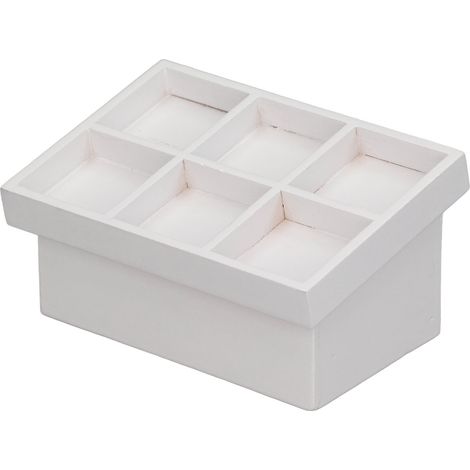 Étagère miniature blanche pour fruits et légumes, modèle raffiné pour maison de poupée 1/12, stand de vente de légumes et fruits miniatures (1/5)
