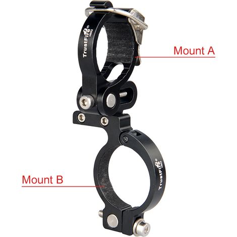Trustfire montagne route vélo vtt vélo lumière torche lampe de poche poignée barre guidon pince support de montage multifonctionnel (1/5)