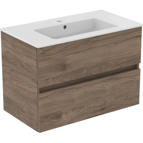 IDEAL STANDARD R0574Y9 Ensemble de meubles Eurovit+ avec lavabo 81 cm blanc (1/5)