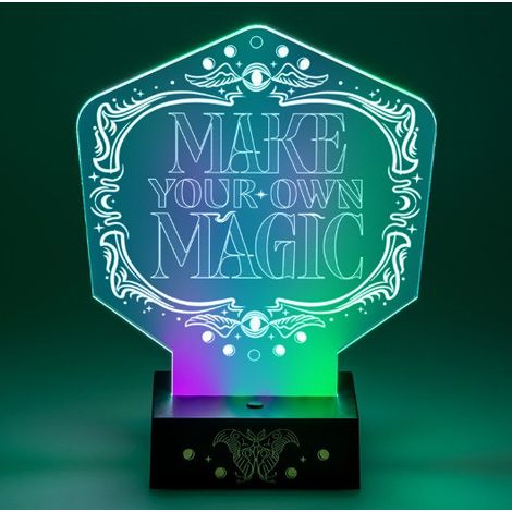 Paladone Wicked Movie - Lampada acrilica con licenza ufficiale Disney , crea la tua magia, regalo per gli appassionati di musica de Glinda, Elphaba e Oz, a batteria