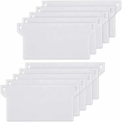 AIPERQ ZM. 10pcs Plaque de Lestage Store Californien Poids Lest Stores Verticaux Plaque Lestage Store Lamelle Verticale 127mm Pièce Rechange Blanche (1/4)