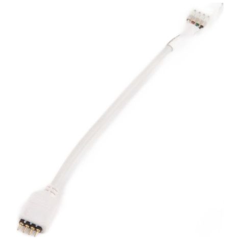 Connecteur ruban LED RGB 10mm 4 broches clip Ecolight (1/4)