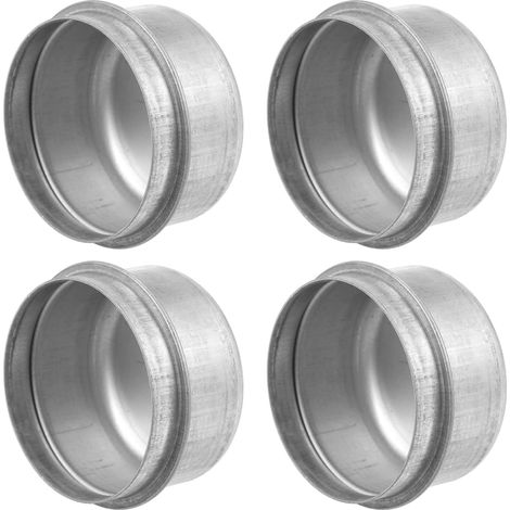 Cache-Poussière De Roue 4 Pcs Pour Remorque Camper Métal Argent Matériau Métal, Couleur Argent, Diamètre Extérieur 51mm, Diamètre Intérieur 49mm, Pour Camions, Bateaux De Pêche, VR (1/5)