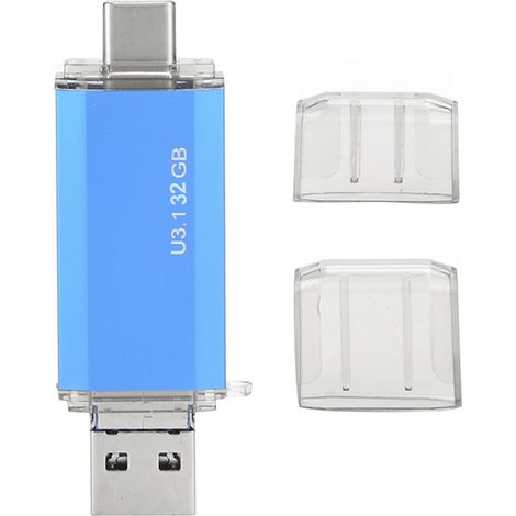 MAIKOU 3-in-1 USB-Stick mit USB 3.0- und Micro-USB-Anschlüssen, 32–256 GB Speicherkapazität für Computer (1/5)