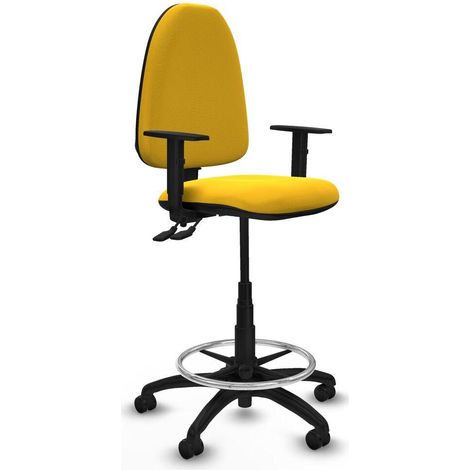 Piqueras et Crespo B1D01RP Chaise de bureau jaune 60 cm