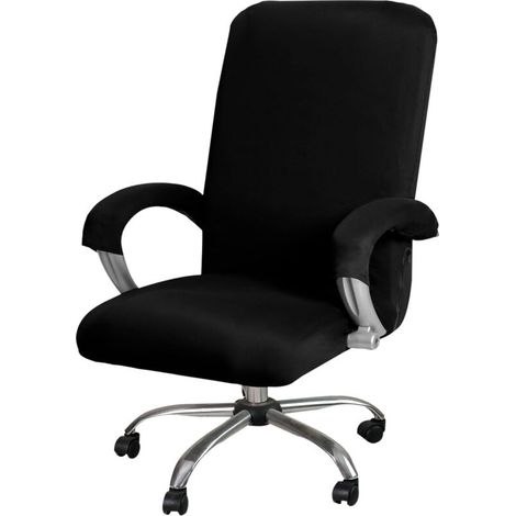 Csparkv – Housse de chaise de bureau extensible – Tissu polyester spandex – Lavable et imperméable – Protection contre la poussière et les taches (1/5)
