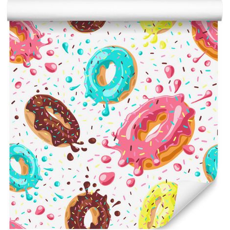 Papel pintado colorido para salón y dormitorio, 50x1000 cm. (1/5)