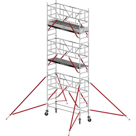 Altrex Fahrgerüst RS Tower 51-S Safe-Quick Aluminium mit Holz-Plattform 7,20m AH 0,75x1,85m (1/3)