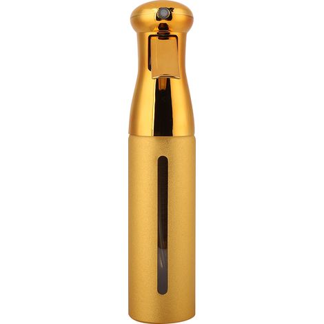 Bouteille pulvérisateur coiffure 250ml dorée - Vaporisateur fine brume pour salon coiffure & barbier, outil de coiffage professionnel (1/5)