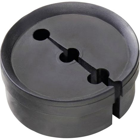 Wiska 10104447 GFD 16/01/050 Dichteinsatz schlagfest, mit Zugentlastung   M16  Kunststoff Schwarz (R