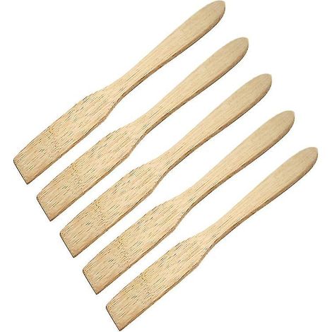 5 Stück Holzrührstäbchen