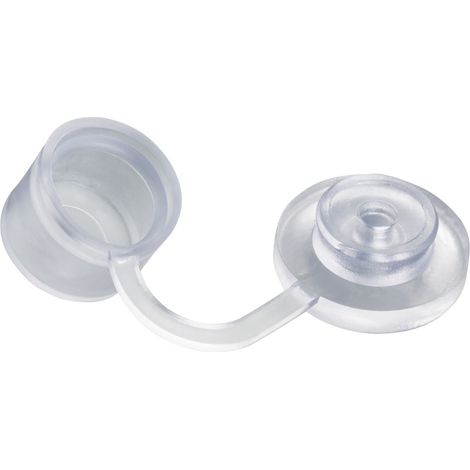 Gutta Dichtscheibe mit Kappe 100 Stk. transparent Kunststoffbedachung
