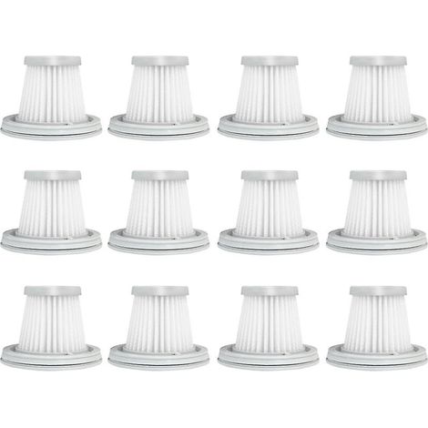 12 Stück HEPA-Filter für Xiaomi Mijia Handy-Staubsauger SSXCQ01XY (1/4)