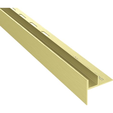Mexen Line-B Neigungsleiste für Glas 180 cm links, gebürstetes Gold - 185504180L (1/5)