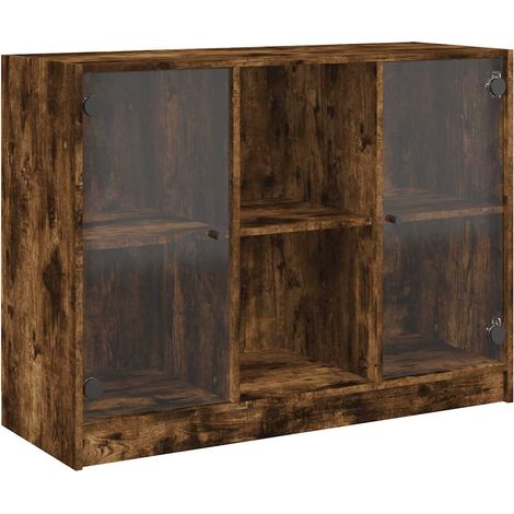 Maison Exclusive - Credenza Rovere Fumo 102x37x75,5 cm in Legno Multistrato